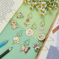 9 шт. скрепки из нержавеющей стали HJEW-FG00029