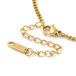 Ожерелья с подвеской в виде конского глаза из натуральной ракушки с эмалью NJEW-E104-01G