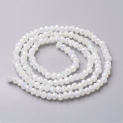 Стеклянные бусины с гальваническим покрытием &nbsp;EGLA-F124-FR-A03