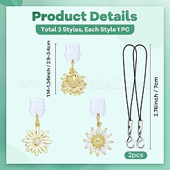 3 Stück mobile staubdichte Kunststoffstecker&nbsp;HJEW-SW00230-04