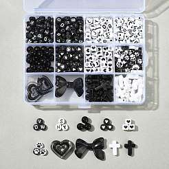 11 стиль непрозрачных акриловых бусин SACR-FS0001-42