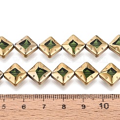 Стеклянные бусины с гальваническим покрытием &nbsp;EGLA-T021-24E