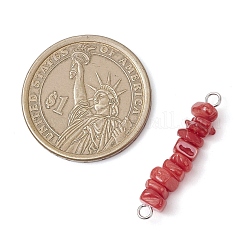 10 шт. подвески-соединители из натуральных ракушек пресноводных&nbsp;PALLOY-JF04516-01