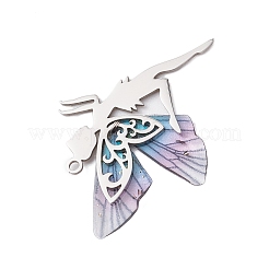 3 шт. подвески из смолы градиентного цвета&nbsp;PALLOY-TA00173