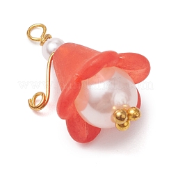 Подвески из акрила с золотой медной проволокой PALLOY-JF03039