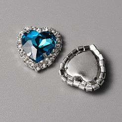 Herz Strass aufnähen&nbsp;GLAA-TAC0016-03B