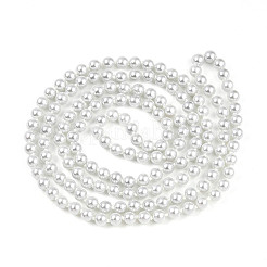 Длинные ожерелья из круглых бусин из запеченного стекла толщиной 8.2 мм&nbsp;HY-T002-03A