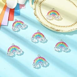 6шт подвески из прозрачной смолы&nbsp;RESI-YW0003-52