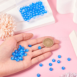 100шт 5 стиля прозрачные акриловые бусины&nbsp;OACR-TA0003-48B