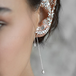 925 серьги-гвоздики с кисточками из стерлингового серебра QD3481