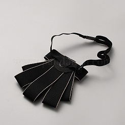 Галстук из полиэстера с бантом AJEW-WH20006-12A