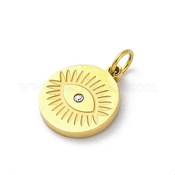 Подвески из нержавеющей стали 304 с кристаллами и стразами STAS-E550-19G