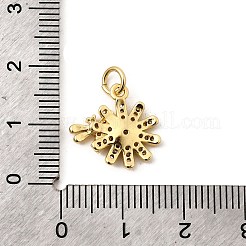 Colgante micropavé cubic zirconia de latón&nbsp;KK-I360-028G