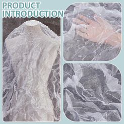 Ткань органза для поделок своими руками&nbsp;DIY-WH0504-309B