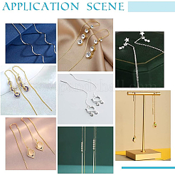 12 пара 2 цветов фурнитура для сережек-гвоздиков из нержавеющей стали 304&nbsp;STAS-UN0049-43