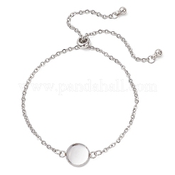 Изготовление браслета-слайдера из нержавеющей стали 304&nbsp;BJEW-JB12959-01