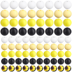 100 Stück Silikonperlen&nbsp;SIL-PA0001-39B