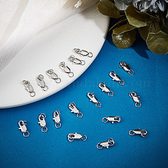 20 шт. латунные застежки-лобстеры&nbsp;KK-BBC0015-01A-P