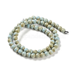 Fili di perline di agata alashan arcobaleno naturale&nbsp;G-NH0022-A-01
