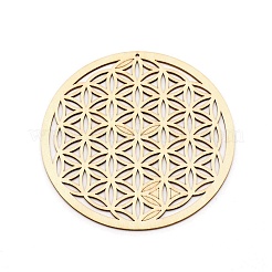 Art mural géométrique sacré en bois brut&nbsp;DIY-WH0304-065D