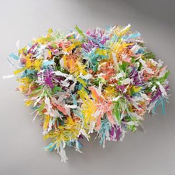 Ленты из полиэстера с кружевной отделкой&nbsp;OCOR-WH0105-014A