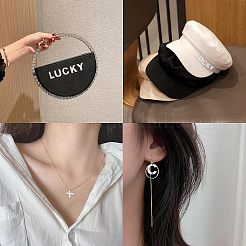 52 шт. 26 стиля акриловые пришивные стразы FIND-FG0001-22