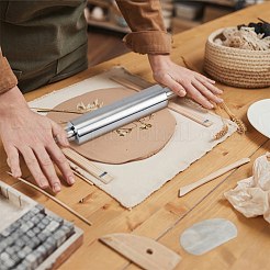 3 шт. 3 вида скалок для глины из нержавеющей стали 430 AJEW-BC0007-16