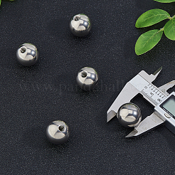 5 шт. европейские бусины из нержавеющей стали 304&nbsp;STAS-FH0002-40C