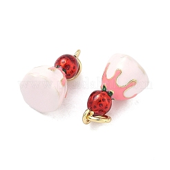 Латунь эмаль подвески&nbsp;KK-F933-19G-02