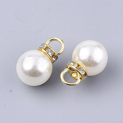 Hochglanz ABS Kunststoff Imitation Perle Anhänger&nbsp;RB-T011-01C-G