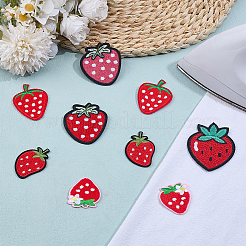 12 шт. 6 стиля тканевой вышивки нашивки на ткань приклеиваемые/пришиваемые PATC-CP0001-09B