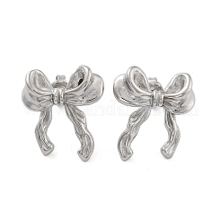 Orecchini a bottone in acciaio inossidabile 304 anti-ossidazione&nbsp;LS-EJEW-P258-37P