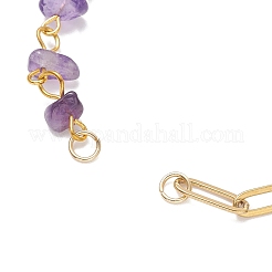 3 шт. 3 стиля браслета-цепочки из синтетической бирюзы AJEW-JB01400