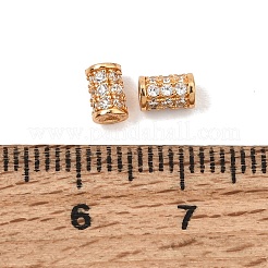 925 cuentas de circonita cúbica transparente micro pavé de plata de ley.&nbsp;SE-CBAF1B2-13B-G