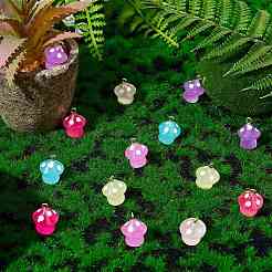 64 шт. подвеска из полупрозрачной смолы 8 цветов&nbsp;JX857A