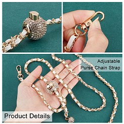 1 sangle de sac réglable en cuir PU&nbsp;FIND-WR0009-67A