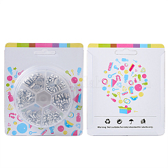 Сплавочные овальные бусины тибетского стиля  TIBEB-KS0001-03AS