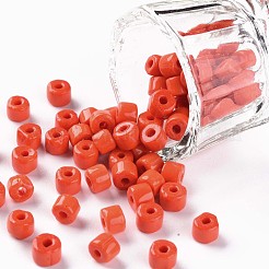 Непрозрачные цвета стеклянные круглые бусины стекляруса SEED-S045-001A-A01