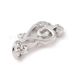 Латунные микро проложить кубического циркония подвески KK-C012-17P