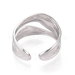 Anello polsino in acciaio inossidabile 304&nbsp;X-RJEW-N038-112P