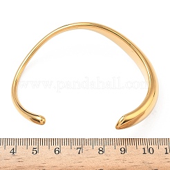 Браслеты-манжеты из нержавеющей стали 304 BJEW-B158-05G-02