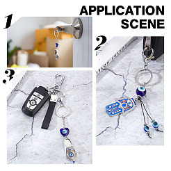2 шт. 2 стиля турецкая синяя обувь от сглаза/рука хамса/рука Мириам кулон сплав брелок&nbsp;KEYC-AR0001-27