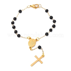 Браслеты из звеньевой цепи из нержавеющей стали 304&nbsp;BJEW-A032-05G