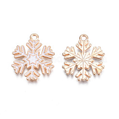 Подвески из сплава с эмалью в рождественском стиле ENAM-Q442-68B