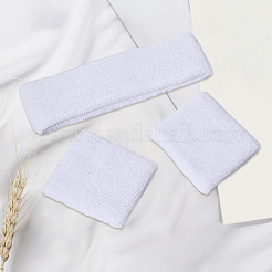 2 сумка хлопковая спортивная повязка на голову и напульсник в комплекте&nbsp;AJEW-CN0004-74A