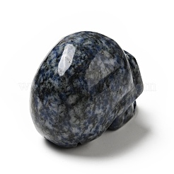 Decorazioni per display di diaspro punto blu naturale di halloween&nbsp;DJEW-K015-25
