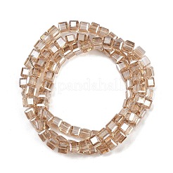 Гальванизируйте прозрачное стекло бисер нитей EGLA-B011-07A-PL01