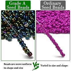 ФГБ 6/0 сорт А круглый стеклянный бисер&nbsp;SEED-Q008-4mm-F605