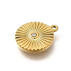 Подвески из нержавеющей стали 304 со стразами&nbsp;STAS-M109-11G-01