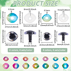 32 пакет 8 набора для самостоятельного изготовления кукольных глаз&nbsp;DIY-PH0031-67